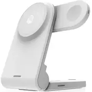 STM Charge Tree Magnetic 3-in-1 Wireless Charging Stand with 20W Wall Plug White
