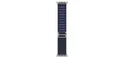 49-mm Navy Alpine Loop — Small — Natural Titanium Finish
