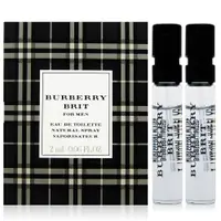 在飛比找PChome24h購物優惠-BURBERRY BRIT for MEN 風格男性淡香水針