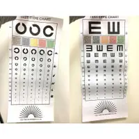 在飛比找蝦皮購物優惠-台灣製附發票 視力表 C/E兩款可選 視力檢查表 視力測量表