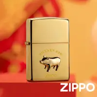 在飛比找蝦皮商城優惠-ZIPPO 黃金小豬防風打火機 日本設計 官方正版 現貨 限