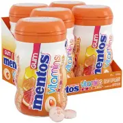 Mentos Citrus Chewing Gum 45 Pieces Sugar Free with Vitamins Xylitol Freshness