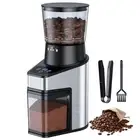 Burr Coffee Grinder Electric, LCD Touch Sceeen Coffee Bean Grinder with 60 Pr...