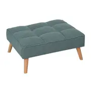 Familand Footstool Ottoman for Living Room-Large Footrest Ottoman with Solid Wood,Sofa Ottoman Foot Rest Stool for Bedroom, Studio, Office,Lounge,Load up 300kg