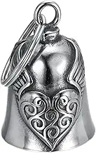 Motorcycle Guardian Bell - Heart Wing Exorcism Angel Riding Bell | Pendant Accessories Gifts for Man Husband