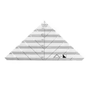 Acrylic Special Shaped for Triangle Sewing Ruler Quilting Template Cloth Cutting