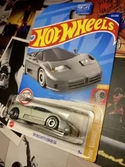 2022 Hot Wheels Silver/Gray ‘94 Bugatti EB110 SS, #65/250 | HW Turbo #5/10