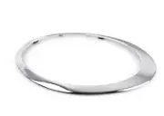 NEW GENUINE MINI CLUBMAN F54 FRONT LIGHT CHROME TRIM SURROUND LEFT N/S