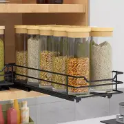Pull Out Spice Rack Organizer for Cabinet, Heavy Duty Slide Out Spice Rack Organ