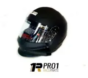 Matt Black Pro1 Full Face SIDE AIR Snell 2020 Helmet Race car Speedway Drag