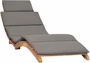'vidaXL Modern Foldable Sunlounger in Blue Oxford Fabric – Adjustable Beach and Garden Lounge Chair with Steel Frame, No Assembly Required