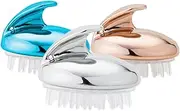 MERRYHAPY 3pcs Pmd Facial Cleansing Brush Scalp Scrub Hair Scrub Shampoo Brush Cleansing for Et Exfoliate Scalp Exfoliating Flex Head Massager Hair Dandruff Oily Silica Gel