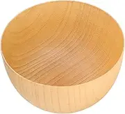 Round Wooden Bowl Kitchen Utensils Food Container for Nuts Appetizers Fruit Snacks(L)
