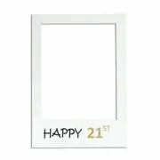 21st Photo Booth Prop Picture Frame Wedding Birthday Party Frame Game Decoration