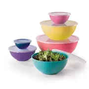 Scullery Kolori Prep Set of 6 Mixing Bowls Multicolour
