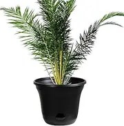 San Marino Lazy Planters - Self Watering Plant Pot Charcoal - Large Planter - Indoor & Outdoor (1 x 35cm)