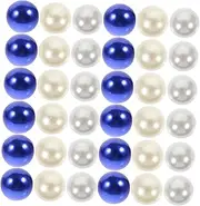 [KONTONTY] 200Pcs DIY Faux Pearl Beads for Vase Decor No Holes Satin Luster Beads for Crafting for Bridal Showers Home Decor and Present Ideas