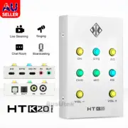 K20 Pro Digital Live Steam MIC Audio Sound Card Low Latency Lossless Converter