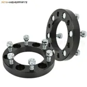 For 1995-2022 Toyota Tacoma 2 Pcs Black 1" Wheel Spacers 6x5.5 12x1.5 studs (for: Toyota)