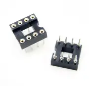 20PCS 8Pin DIP SIP Round IC Sockets Adaptor Solder Type plated machined A3GS