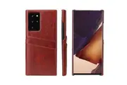 For Samsung Galaxy Note 20 Ultra Case Deluxe Protective Cover Brown