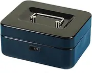 Minii Travel Safe Box - Money Cash Deposit Lock Box, Reusable Portable Key Lock Box | Portable Security Case Lock Box With Code, Easy Carrying Safe And Lock Box For Cards, Change, Jewelry, Keys