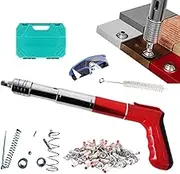 Air Nailer | Compact Brad Nailer - Manual Nail Machine with 100 Nails, 5 Gears, Fastening Tool for Red Brick Walls, Concrete Walls and Wooden Boards