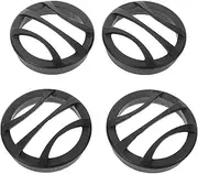 Parliky 4pcs Durable Plastic Mesh Protectors for Tweeter Audio Speakers Enhances Sound Clarity Easy Installation Compatible with Various Car Models