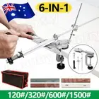 Pro Fixed-angle Knife Sharpener Kitchen Sharpening System & 4x Grindstones Kit