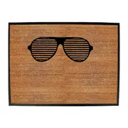 Rave Glasses - Funny Novelty Doormat Man Cave Floor mat