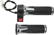 XIASABA 1Pair Throttle Handle Grips Handlebar for Electric Bicycles with Forward and Reverse Gear Anti Slip Design for Smooth Throttle Adjustment Strong Performance Comfortable Fe
