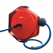 Silvan 10m Spring Retractable Hose Reel , 10m of 8mm delivery hose & hose stop .