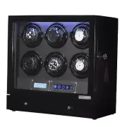 Arcanent 6 + 2 Slot Watch Winder LCD Digital Black Quality SALE