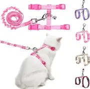 Cat Harness And Leash Set Escape Proof For Walking For Small Medium Large Cats