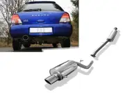 V2A Performance Exhaust System from Cat for Subaru Impreza GD Gg 2.0l 129x106mm