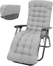 Sun Lounger Cushion Pad Thick Replacement Garden Recliner Chair Cushion Garden Sunloungers Cushion for Rocking Chair Lounge Chair Garden Indoor Outdoor(No Chair) Delivery from The UK