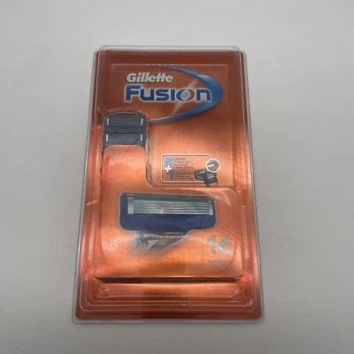 Gillette Fusion 5 Razor Blades + 1 Precision Trimmer - 16 Cartridge - New