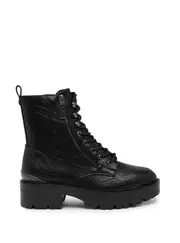 GUESS Women's Black Fearne Boots Size: 6, Synthetic