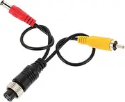 GETAJGHSD Car Navigation System Upgrade Aviation Line Extension RCA Dc Adapter Female Plug Easy Installation Cable for Reverse Camera