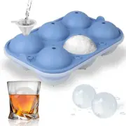 Reusable Silicone Ice Ball Maker Sphere Mold Tray for Whiskey Cocktails Bourbon