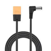 121cm Copper + TPE Power Cable XT60 to DC Right Angled For DJI FPV Goggles V2