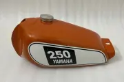 Yamaha XT 250 3Y3 4Y1 Orange Painted Alloy Petrol Fuel Tank +Cap 1980-1990 |Fit