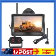 5" Wireless DVR IPS Monitor Standby Mode Solar Magnetic Backup Camera For Rv Van