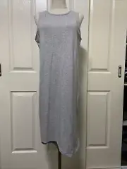 NWT SILENT THEORY One In Eight Grey Marle Sleeveless Tank Midi Dress ~ Size 14