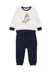 Polo Ralph Lauren Kids Logo Printed Jersey Tracksuit - Multi Multi - 24 Months (24 Months) 24 MONTHS (24 months)