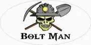 3 - Bolt Man Miner Skull Mining Tool Box Hard Hat Helmet Sticker WV H398