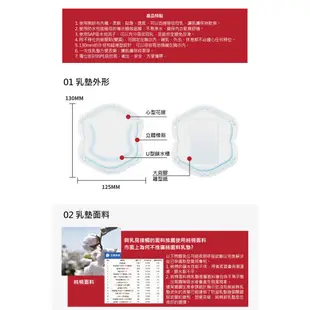 100片入一次性防溢乳墊3D超薄防漏溢奶胸貼 雪倫小舖