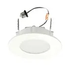 COMMERCIAL ELECTRIC 4 in. Selectable CCT Integrated LED Recessed Light Trim