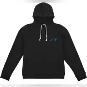 Carolina Panthers NFL team apparel men's zip up Hoodie black size XL FOCO