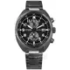 CITIZEN / 光動能 計時碼錶 日期 防水100米 不鏽鋼手錶 鍍灰 / CA7047-86E / 42mm